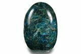 Free-Standing, Polished Blue Apatite - Madagascar #260957-1